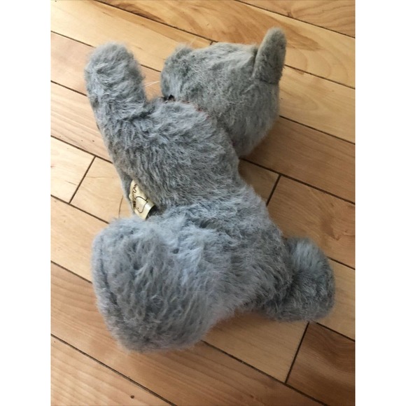 Vintage REAL SOFT TOYS Cat Plush Stuffed Toy Watford Gray Grey Lifelike England - Picture 5 of 11